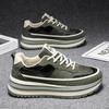 Zapatos de Hombre Son de Gama Alta Versátiles Casuales Adecuados para Adolescentes. Ellos Corriendo Deportes Aumento de Altura. Negro Moderno
