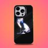 Custodia per Telefono Drake O-OvO OWL Per iPhone 16,15,14,13,12,11,Pro,Max,Plus,Mini,XS,SE Anti Caduta Nero Opaco Bumper Rigido
