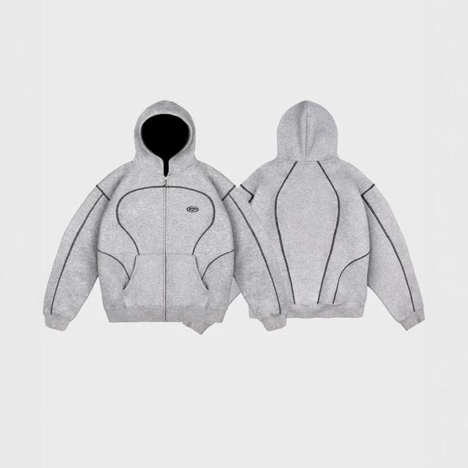 Y2K American Street 2025 Hot-selling Hoodie Casual Sweater Set Cardigan Jacket Trend