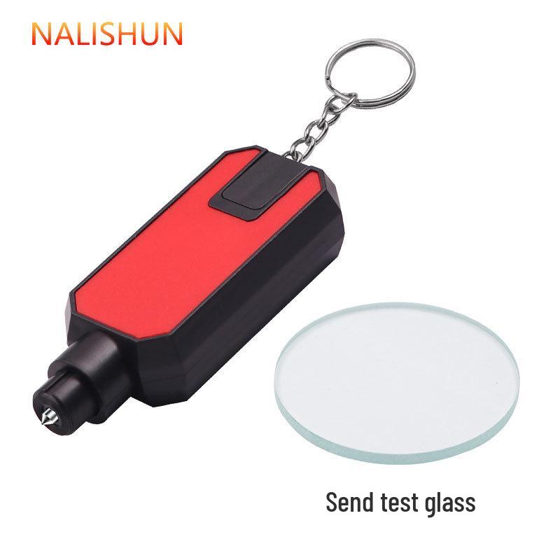 Kompakter Auto-Sicherheitshammer: Tragbarer lebensrettender Schlüsselanhänger mit Fensterbrecher zur praktischen Aufbewahrung und einfachen Verwendung.