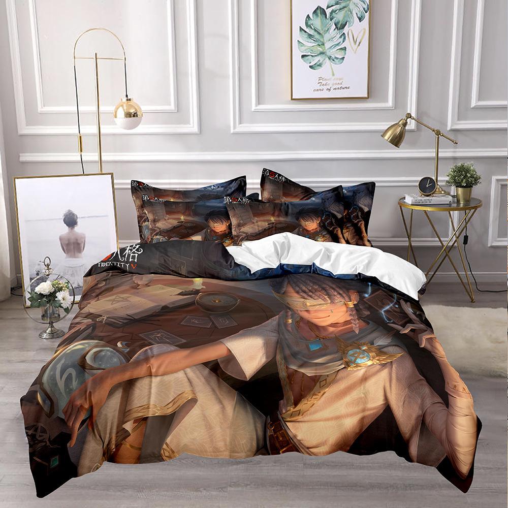 Fifth Personality Quilt Cover Bedding 3D Digital Printing Three-Piece Set