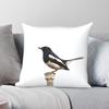 Eurasian Magpie Pillowcase Polyester Linen Velvet Printed Zip Decor Pillow Case Home Cushion Cover X