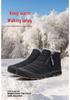 Unisex Winter Snow Boots - Warm, Non-slip, Mid-top, Velvet-lined