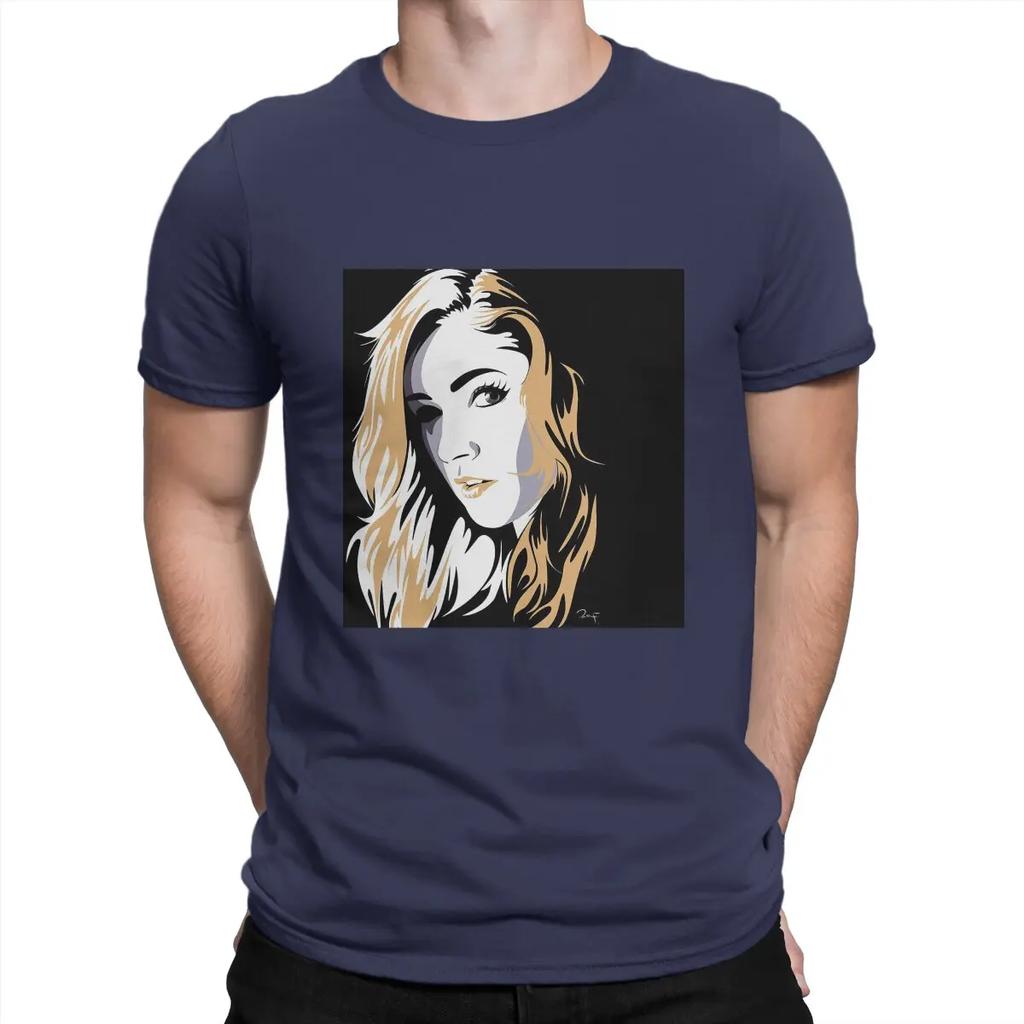 Chrissy T Shirts Men Pure Cotton Vintage T-Shirts Round Neck Chrissy Costanza Tee Shirt Short Sleeve Tops