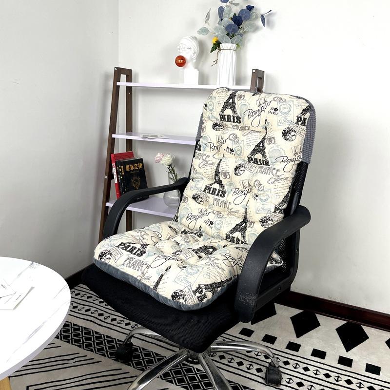 

Современный стиль Цельная подушка Толстый офисный коврик для сиденья Спинка Мягкий Приятный к коже Подушка для стула для сидячей работы Четыре сезона Студенческая подушка 40x40cm 1pcs