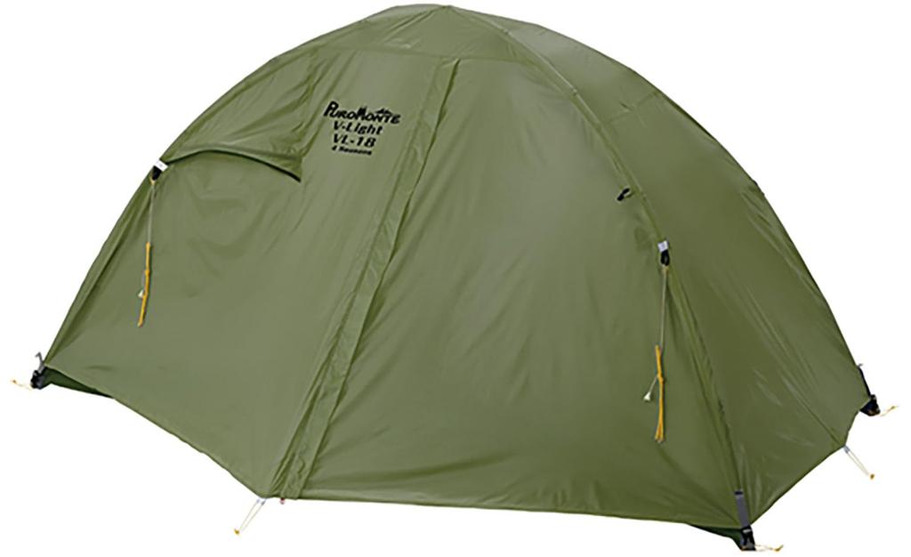 PuroMonte Outdoor Camping Tent Lightweight Alpine Camping Tent for 1 Person Olive VL18OLV (OLV)