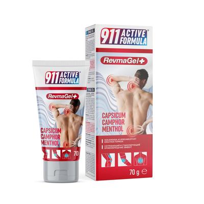 Warming Revmagel Gel Capsicum + Camphor + Menthol - 911 Active Formula 70g