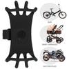2 Pcs Silicone Bike Phone Mount Shockproof Motorcycle Phone Mount Mobile Phone Holder  Bicycle Use