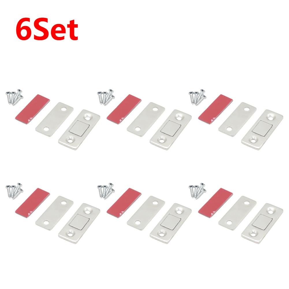 Magnetic Door Catch Cabinet Magnetic Catch Adhesive Drawer Magnet Catch Ultra Thin Cabinet Door Magnetic Catch Drawer Closures