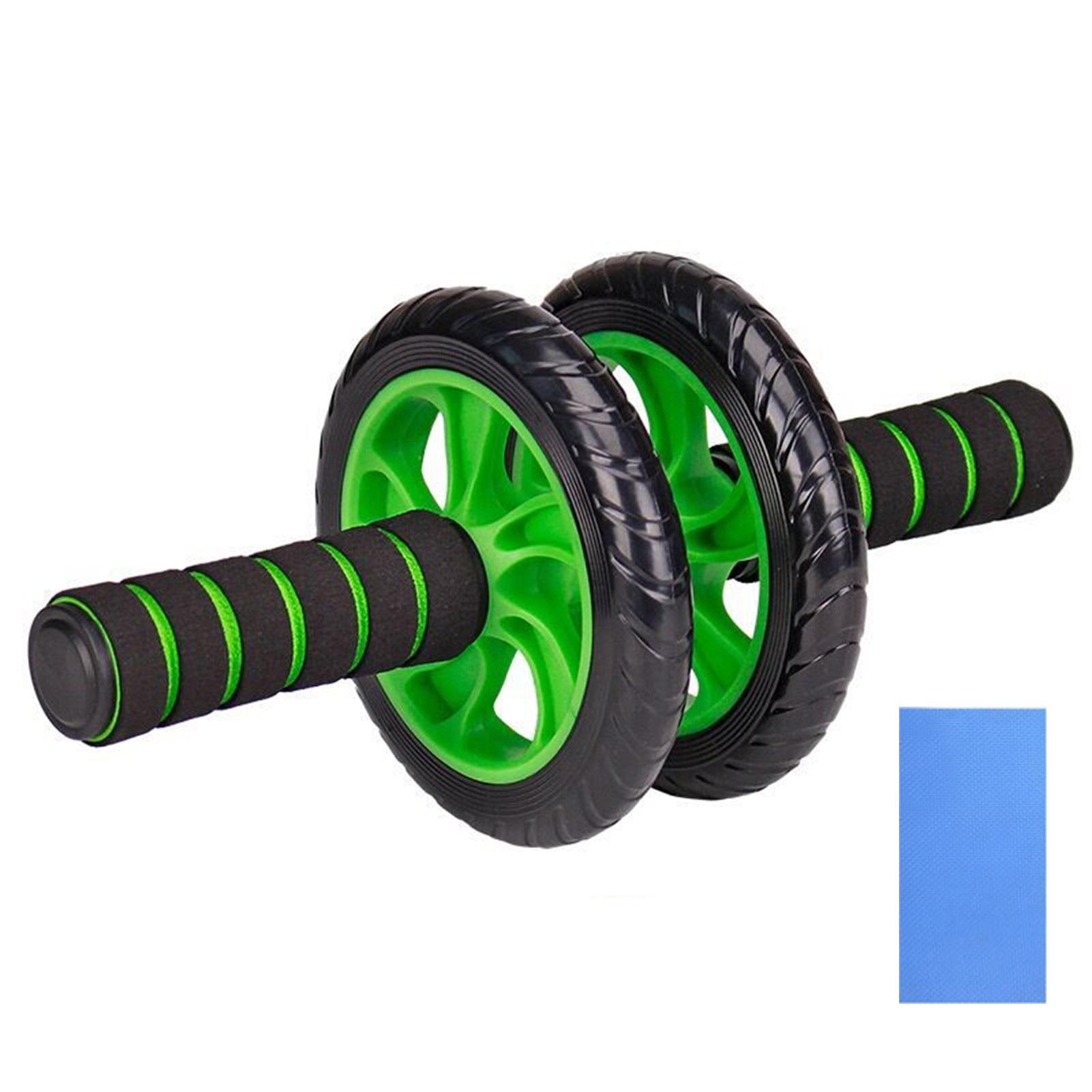 Silent Abdominal Roller Wheel Workout Equipment for Abdominal Core Strength Training 14-inch