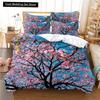 Elegant Flowers Bedding Set Duvet Cover Set 3d Bedding Digital Printing Queen Size Polyester Bedding Set Fashion Design Colorful