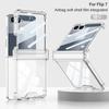 For Samsung Galaxy Z Flip 7 Case Soft Transparent Airbag Shockproof Protective Back Cover For Z Flip 7 Full Cover Phone Shell