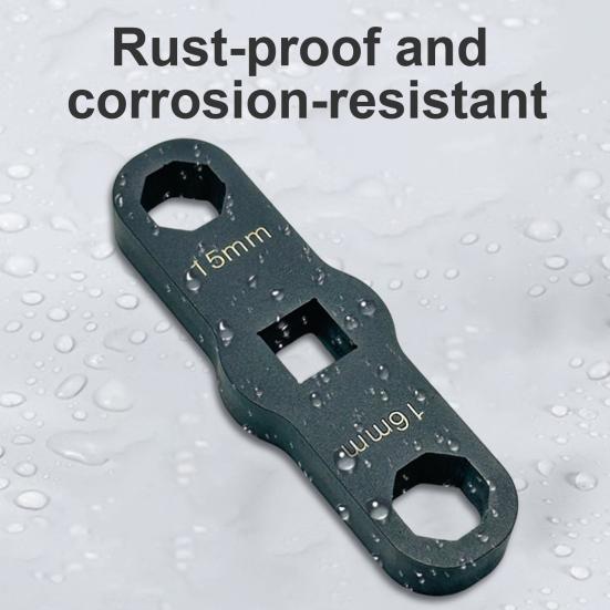 Piezoelektrische Einspritzdüse Kappe Schraubenschlüssel 1/2 Zoll Antrieb 8-Punkt-Design Motorrad Gabel Werkzeug für sicheren Halt Professionelles Auto Reparaturwerkzeug