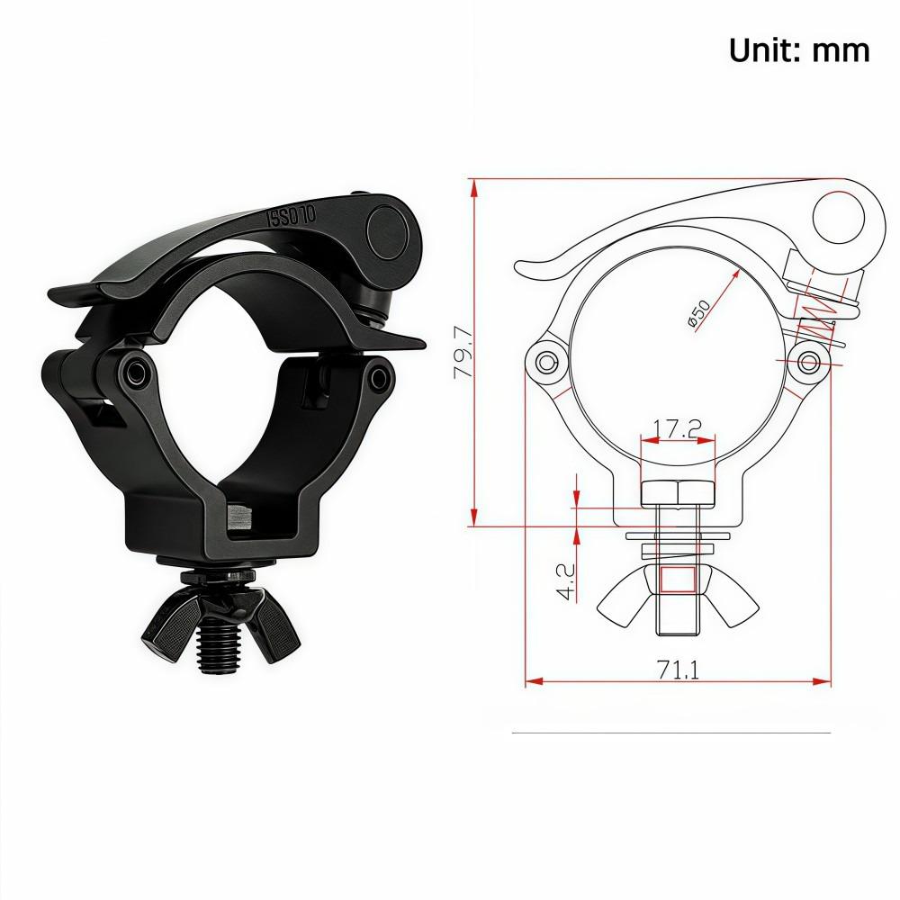 Clip Bracket Stage Lights Truss Clamp Fixing Clip  For LED PAR Moving Head Beam Spot Clamps