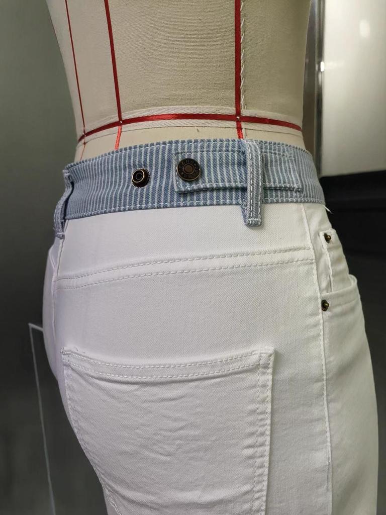 Color Block Patchwork Wide-Leg Pants: Versatile, Trendy, and Stylish