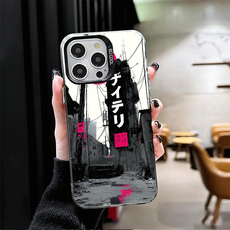 Cyberpunk Aesthetics Shockproof Phone Case for iPhone 17 Air 16 16E 15 Pro Max 14 Plus 13 Mini 12 Back Cover Anti Fall Fundas