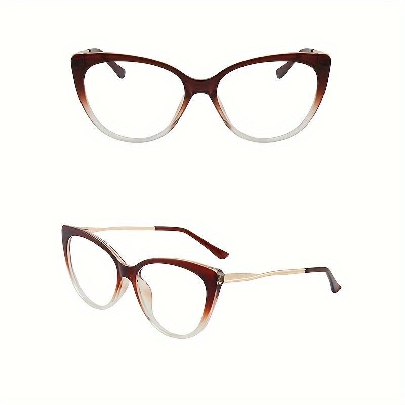 1PCS New INS Style Anti Blue Light Glasses TR90 Cat Eye Frame Women Fashion Trendy Eyewear