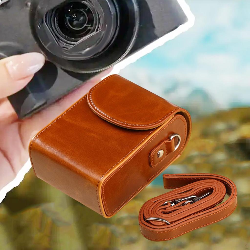 Camera Bag Case, Shockproof Premium Small Fashion Carrying with Shoulder Strap Waterproof