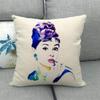 Portrait Oil Painting Of A Celebrity Digital Printing Short Plush Pillow Covers For Car Sofa Office Cushion Cover Home Goods