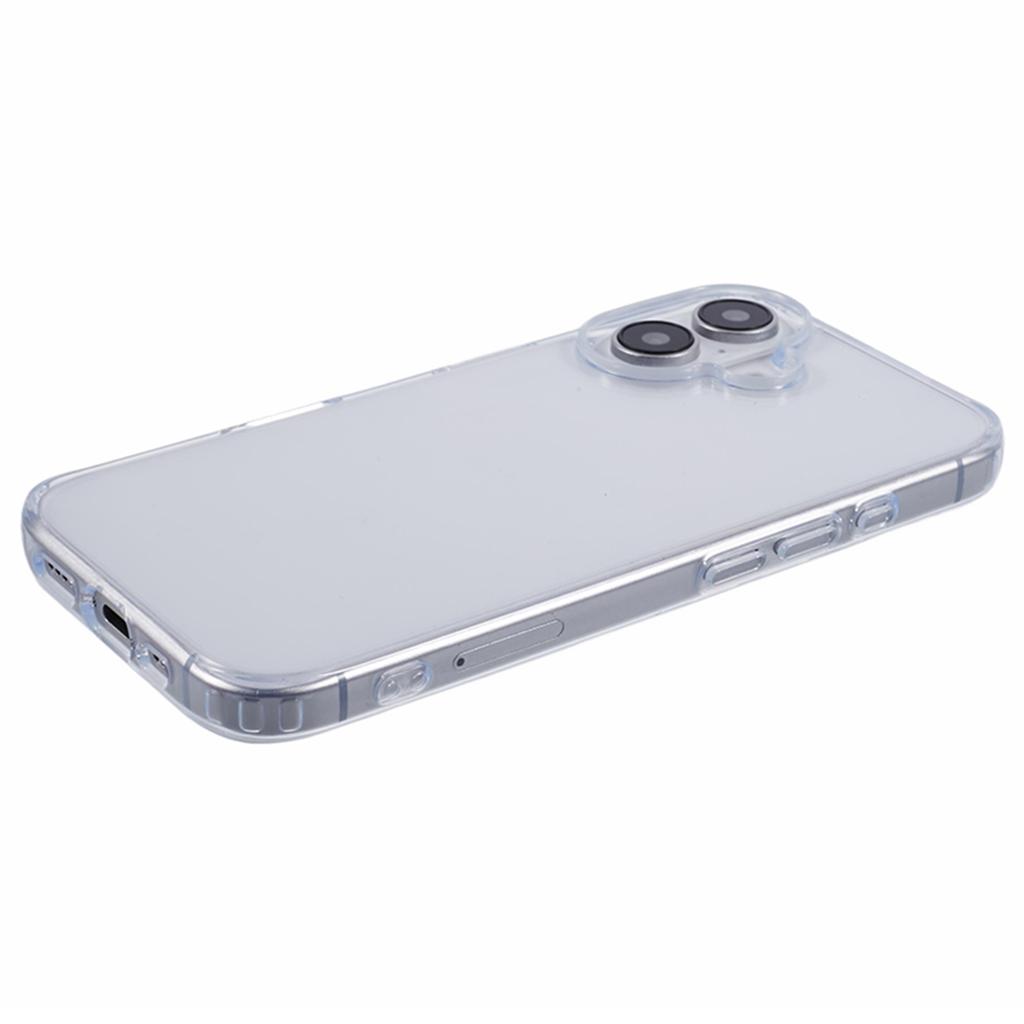 KIGC For iPhone 16 Plus Clear Case TPU+PC Protective Shockproof Phone Cover