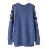 Men's Autumn Winter Cashmere Round Neck Thin Fashion Pullover Loose Wool Knit Sweater