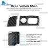 Real Soft Carbon Fiber Sticker Car Copilot Toolbox Switch For Mercedes Benz SL Class R230 2003-2006 2007 2008 2009 2010 2011