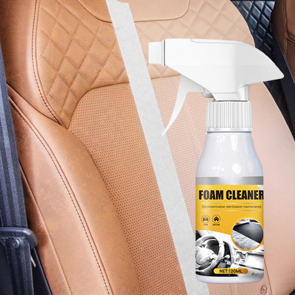 Upholstery Cleaner Foam 120ml Multi-Purpose Powerful Auto Supplies Car Carpet Cleaner For Couch Furniture Truck Convertible Golf