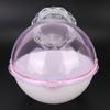 Acryl Kleintierkäfig Externes Badezimmer Toilette Haus für Hamster Meerschweinchen Baden Rosa