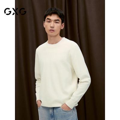 GXG Men's Round Neck Pullover Sweater