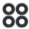 4 szt. Opony do modelu samochodu RC 1,0 cala 55x19mm Gumowe opony do samochodu RC typu crawler dla Axial SCX24 FMS FCX24 AX24