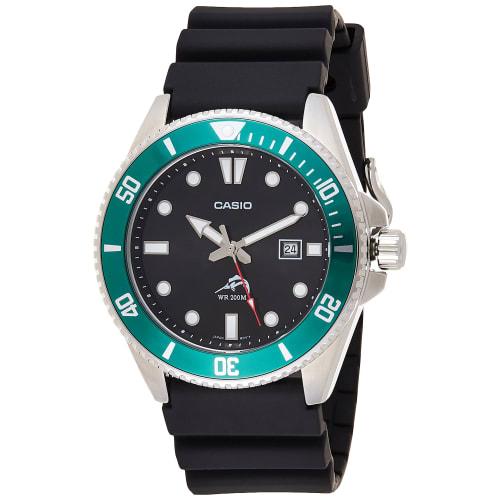 

Casio Diver s Watch MDV-106B-1A3 Green Men s Overseas Model