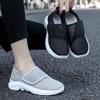 Pantofi sport de vară pentru femei, respirabili, cu plasă, casual, cu talpă platformă, ușori, antiderapanți, confortabili, pentru mers pe jos, 2025