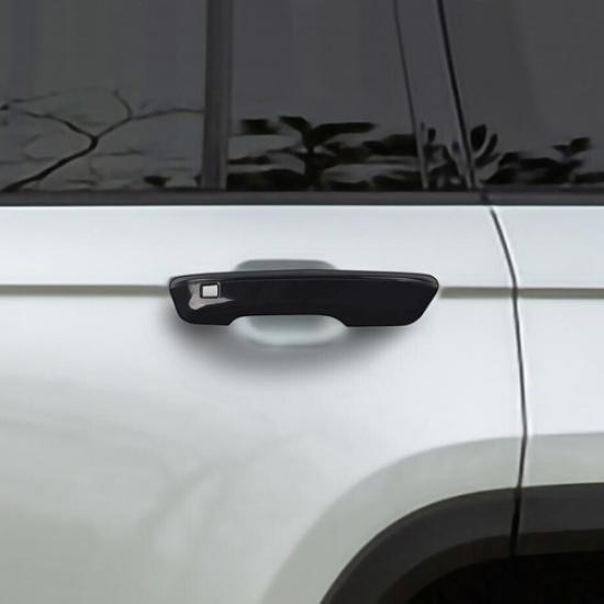 Car Door Handle Trim Cover For Jeep Grand Cherokee 22-24 Accessories Gloss Black