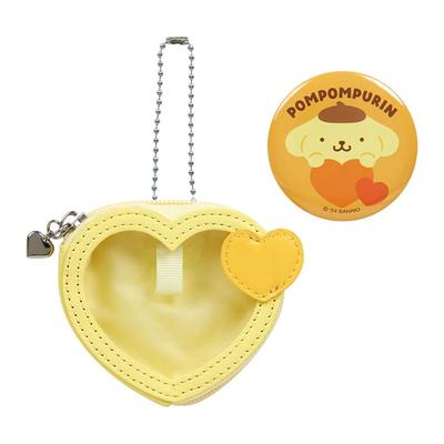 Mini Etui z Postaciami Nagrody 3. Kolorowe Serce POMPOMPURIN 432822 (SANRIOO) Odznaka, Edycja, Seria, Pompompurin, Postać,