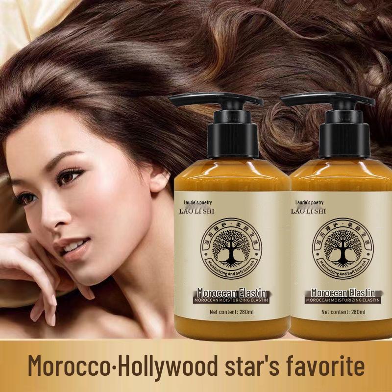 Laureen Morocco Elastizitätscreme für lockiges, dauergewelltes und krauses Haar - Volumengebende, feuchtigkeitsspendende und Styling-Lösung.