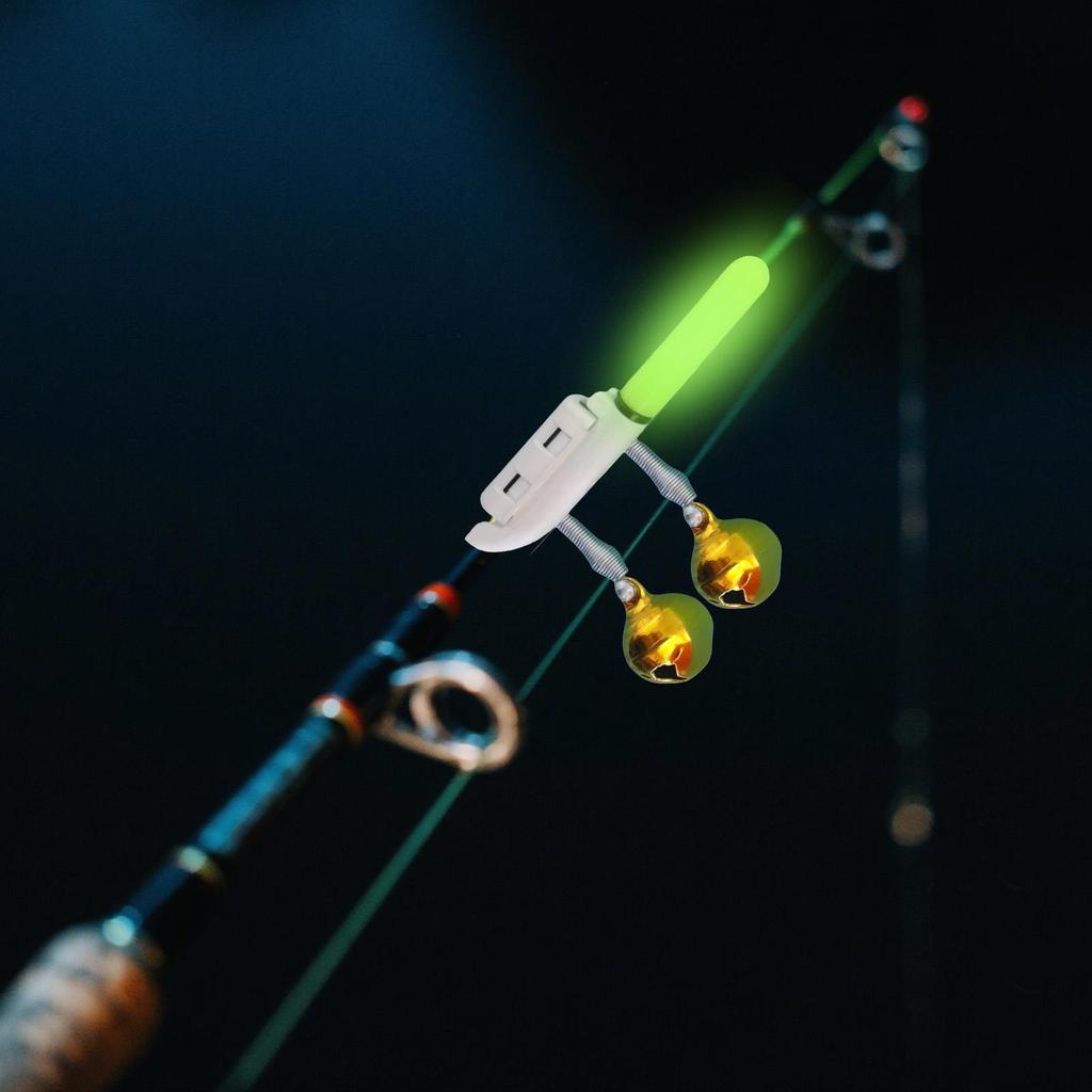 Electronic Fishing Light Stick Rod Bells Luminous Fishing Float LED USB Charge Fish Bite Alarm Tackle