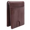 PU Leather Card Holder Wallet Wear Resistant Multi Card Slots Wallet Ultra Thin Men Wallet Brown
