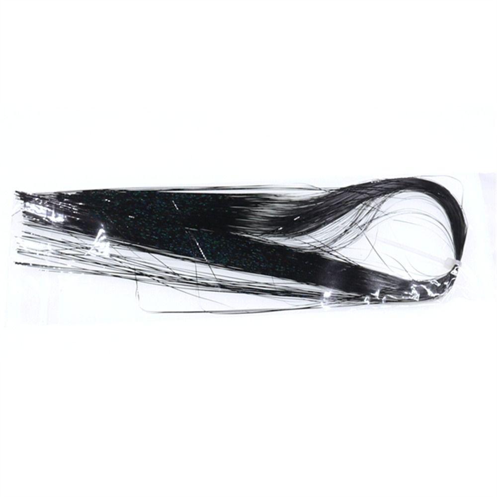 Shining Fishing Lure Fly Tying Materials Jig Hook Streamer Assist Hooks Line Fly Tying Tinsel