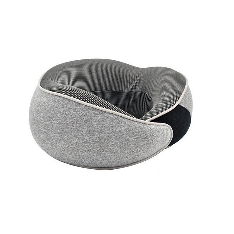 Nackenkissen aus Memory-Schaum, Halswirbel, Reise, tragbar, Mittagspause, Flugzeug, U-Typ Kissen, Schlaf, Campingkissen, Tragetasche