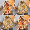 Korean Style Floral Cotton Linen Scarf - Versatile Autumn/Winter Shawl for Women