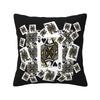 Queen Of Hearts Square Pillowcase Cushion Cover Pillow Case Throw Pillow Cover for Home Bedroom Car