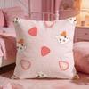 Oruchuban Ebichu Cushion Cover Premium Comfort Reversible Pillow Cove Two In One Design For Any Room  Car Interior