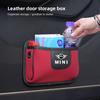 Auto Tür und Sitzlehne Leder Aufbewahrungsbox Sortiertasche Für MINI Cooper R56 F56 R50 JCW Cabrio Aceman Countryman Clubman Roadster
