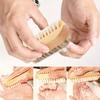 Wooden Nail Brush Two-sided Cleaning Nail Fingernail Brush Nail Scrub Brush for Hand Nails Toes for Hand Nails Toes Multifunctional Cleaning Brush