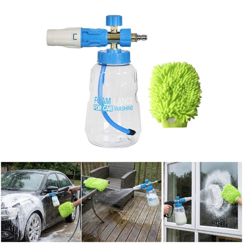 Professional Foam Tool with 1/4 Inch Quick Release Adapter Towel High Pressure Washer Foam Device for Auto Detailing