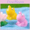 Adorable Matte Blue-eyed Frog Resin Miniature For Creative Terrariums And Fairy Gardens