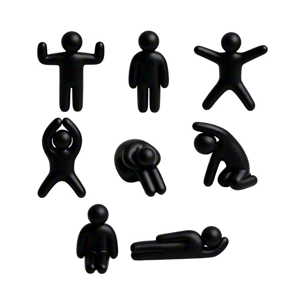 Set of 8 3D Printed Mechanical Models, Posable and DIY Paintable for Creative Projects