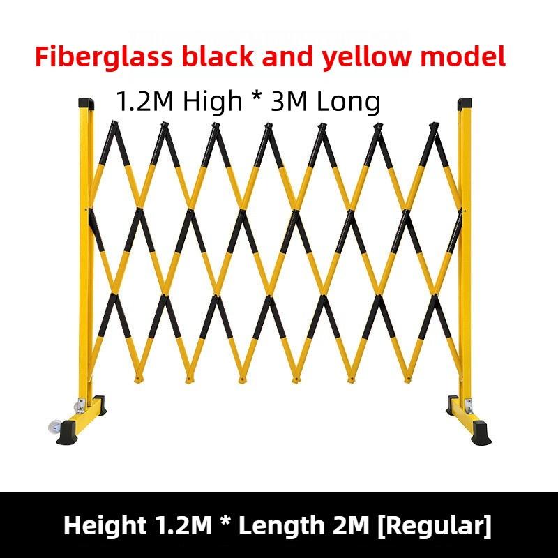 Fiberglass Telescopic Fence Insulated Collapsible Tubular Guardrail Movable Power Safety Construction Isolation Baffle