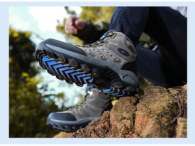 Plus Size Autumn/Winter High-Top Hiking Boots for Couples