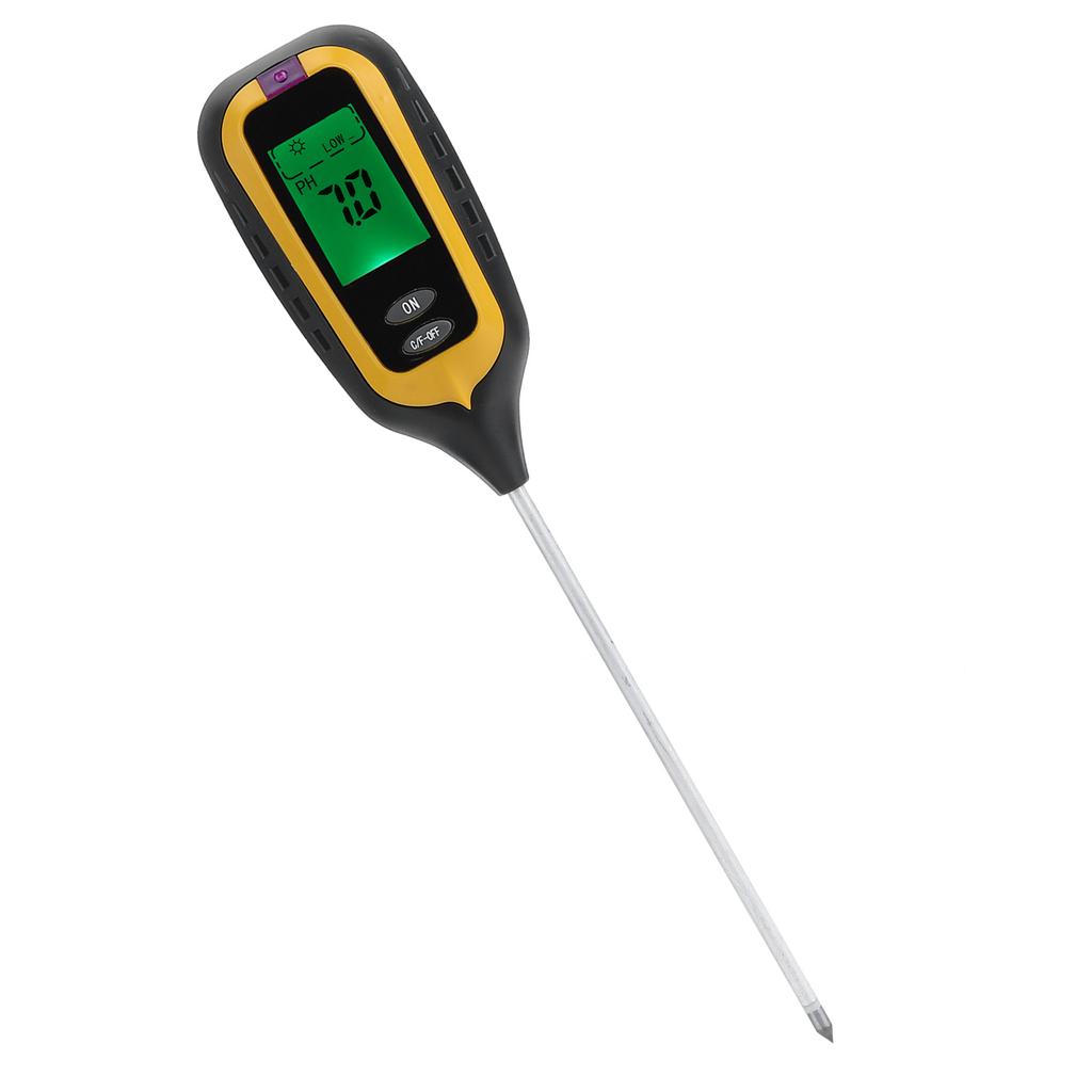 4?In?1 Bodenfeuchte Temperatur Licht PH Tester Messgerät Gartengeräte für Bauernhof Rasen Pflanze